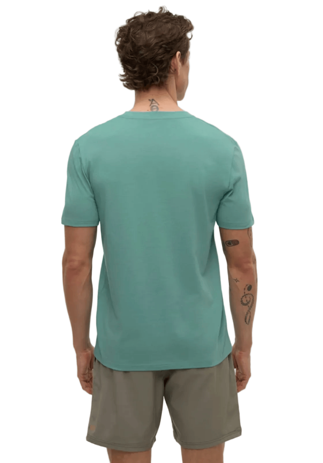 Tentree Men's Apparel > Tees Tentree Men’s Baker T-Shirt Turquoise Sky Heather