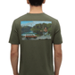 Tentree Men's Apparel > Tees Tentree Men’s Lake Tentree T-Shirt Deep Olive/Lake Day