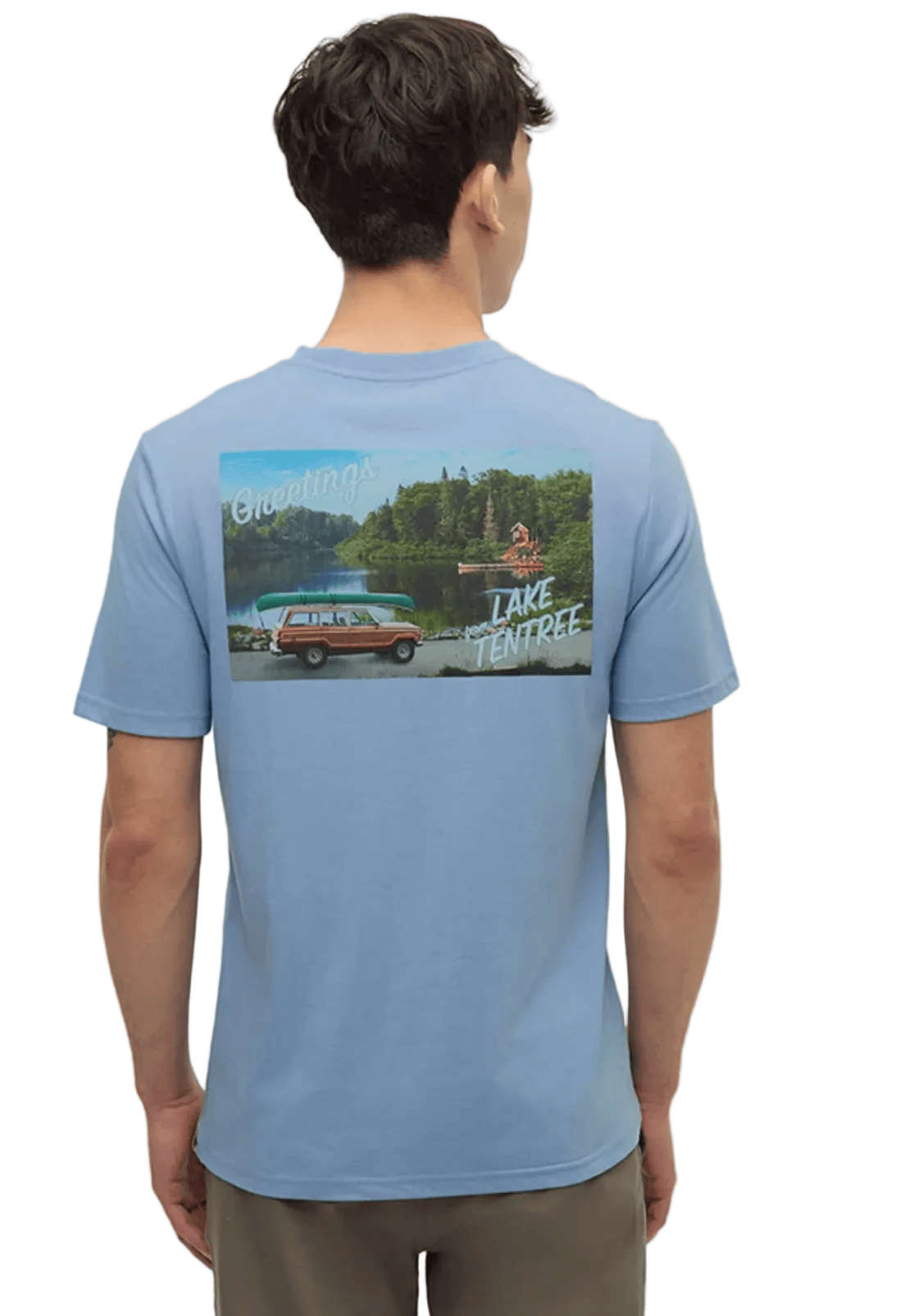 Tentree Men's Apparel > Tees Tentree Men’s Lake Tentree T-Shirt Lakeside Blue/Lake Day
