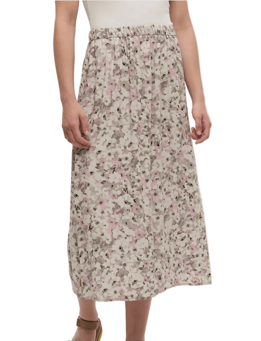 Tentree Women's Apparel > Dresses & Skirts Tentree Women’s Yaletown Skirt Pink Sand/Watercolour Floral