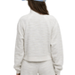 Tentree Women’s Apparel > Sweatshirts & Hoodies Tentree Women’s Elkhorn 1/4 Zip Cotton White Flash Stripe