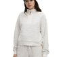 Tentree Women’s Apparel > Sweatshirts & Hoodies Tentree Women’s Elkhorn 1/4 Zip Cotton White Flash Stripe