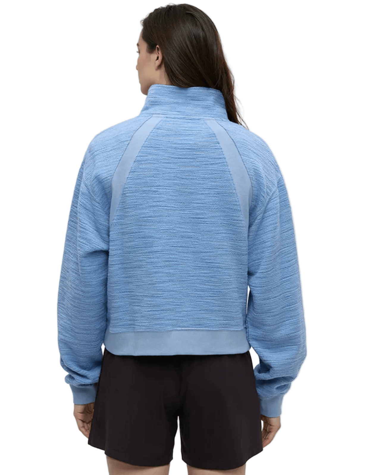 Tentree Women’s Apparel > Sweatshirts & Hoodies Tentree Women’s Elkhorn 1/4 Zip Lakeside/Stone Flash Stripe
