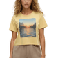 Tentree Women’s Apparel > Tops Tentree Women’s Lake View Crop T-Shirt Dusk Yellow/Lake View
