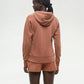 Tentree Women's Elm Zip Hoodie Clay Tile