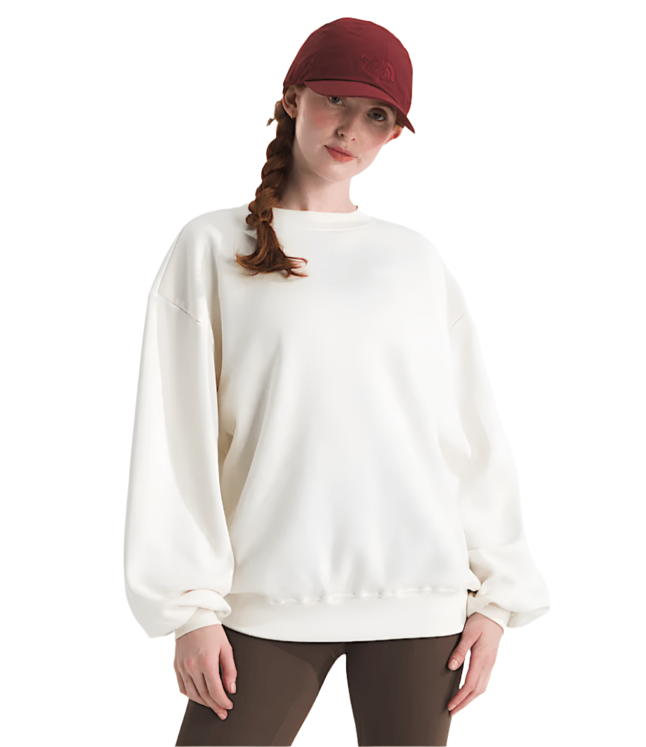 The North Face 175 The North Face Women's Evolution Oversized Crew White Dune