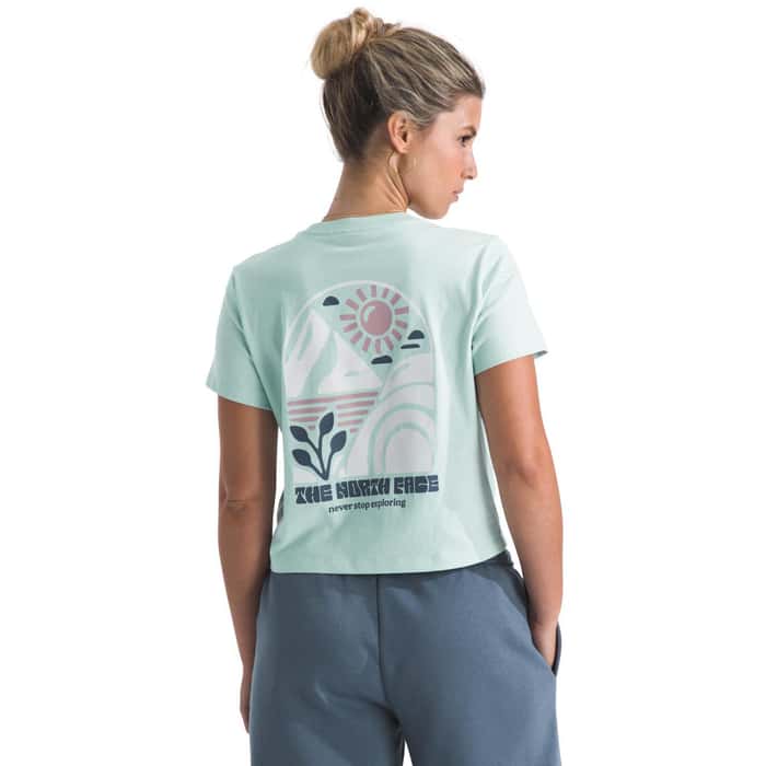 The North Face 181 The North Face Women's Sun Regular Short-Sleeve Cutie Tee—Graphic Opal Frost