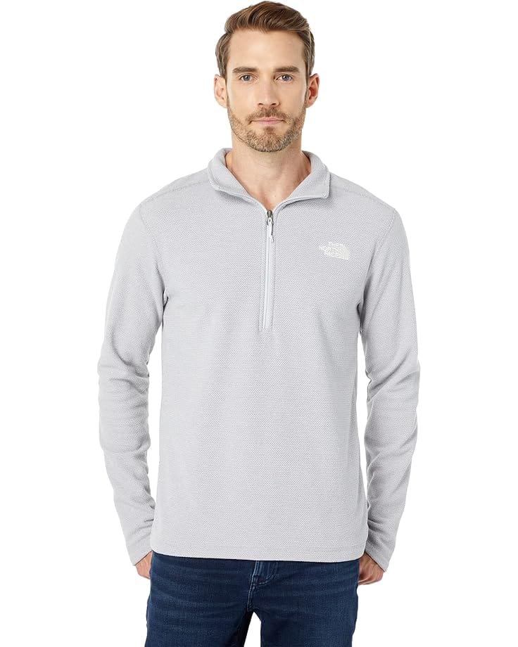 The North Face 503 The North Face Men's Textured Cap Rock ¼ Zip TNF Light Grey Heather