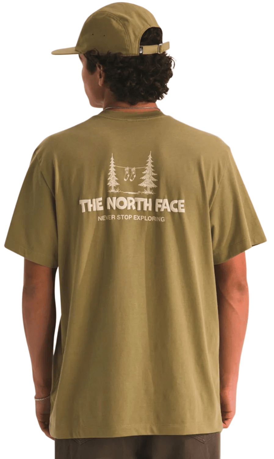 The North Face 505 The North Face Men's Camping Relaxed Short-Sleeve Tee—Graphic Cedar
