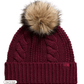 The North Face Accessories > Hats One size / Burgundy Crush The North Face Women’s Oh Mega Fur Pom Lined Beanie Burgundy Crush