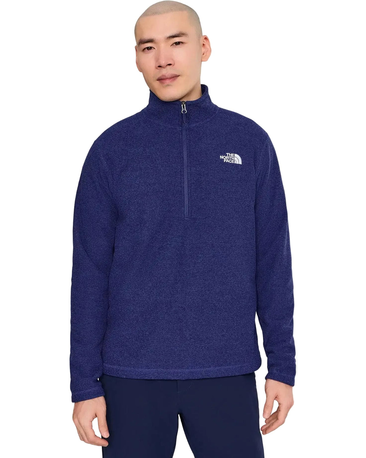 The North Face Men's Apparel > Fleece & Midlayers The North Face Men's Textured Cap Rock ¼ Zip Bold Blue Heather