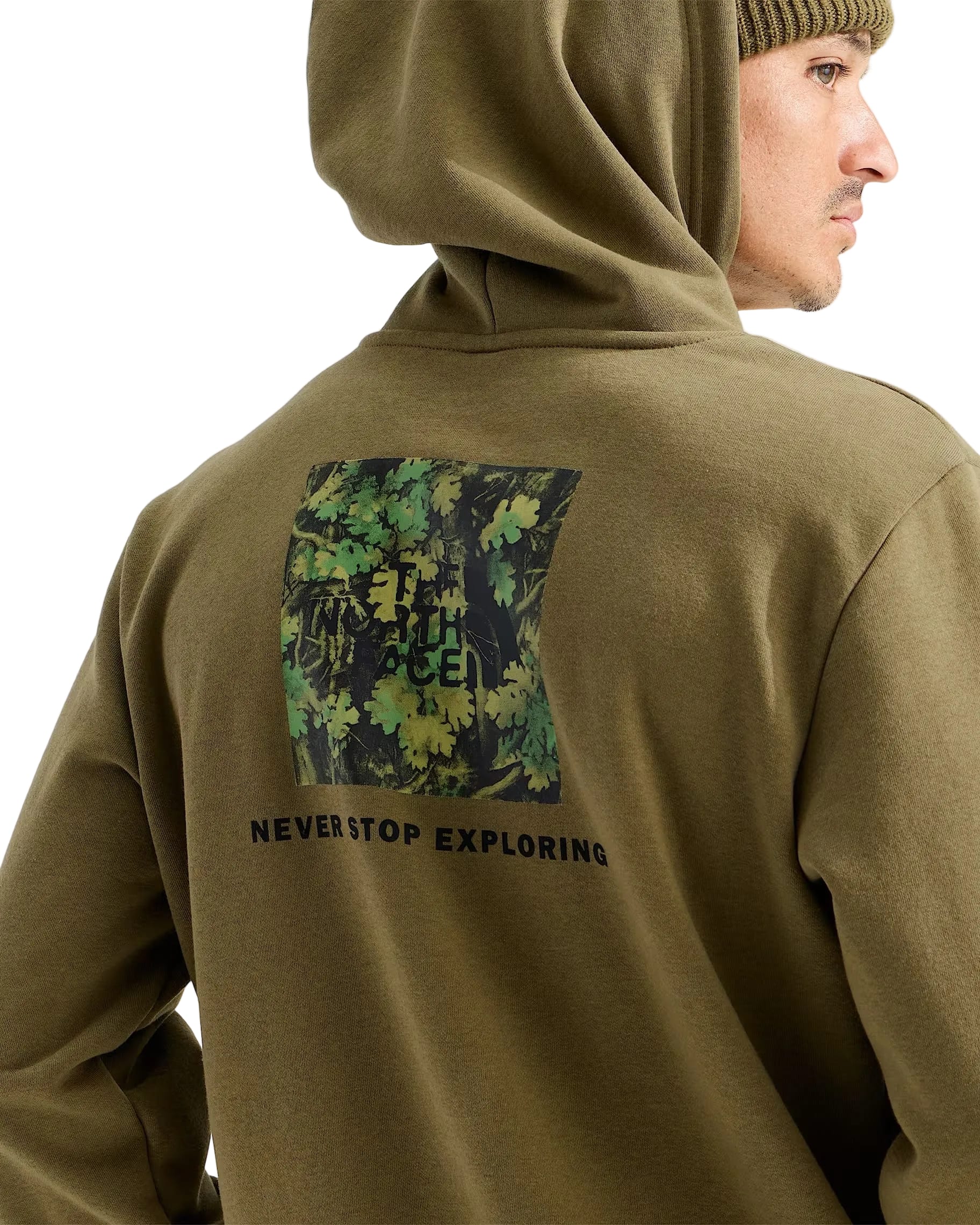 The North Face Men’s Apparel > Sweatshirts & Hoodies The North Face Men's Evolution Yosemite Oak Print Regular Hoodie Caraway Seed