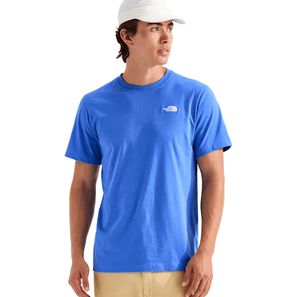 The North Face Men’s Apparel > Tees The North Face Men's Evolution Simple Dome Regular Short-Sleeve Tee Active Blue