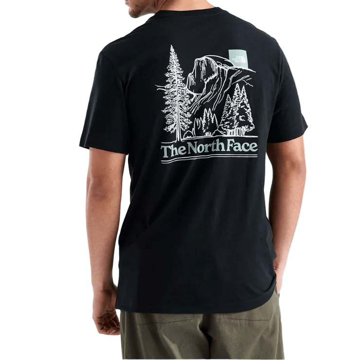 The North Face Men’s Apparel > Tees The North Face Men's Monte Reg Short-Sleeve Tee—Graphic TNF Black