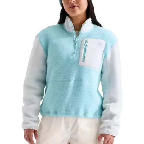 The North Face Women's Apparel > Fleece & Midlayers The North Face Women's Yumiori Off Peak ½ Zip Jacket Glacier/Pearl Stone
