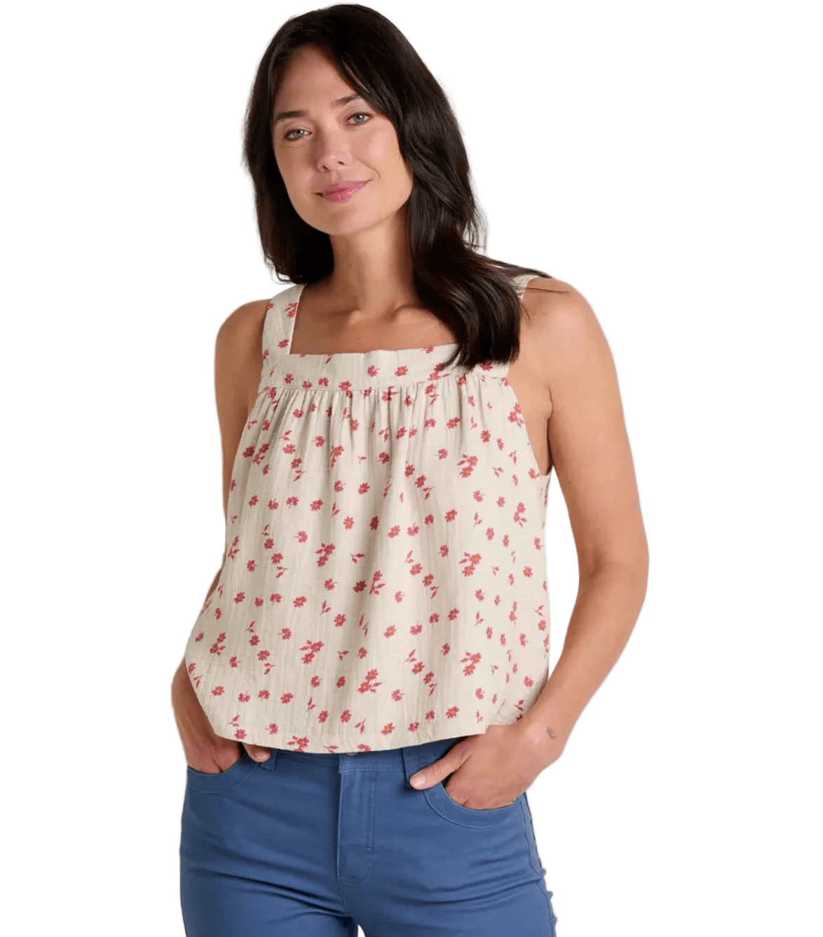 Toad 181 Toad Women's Tate Double Weave Tank Salt Print