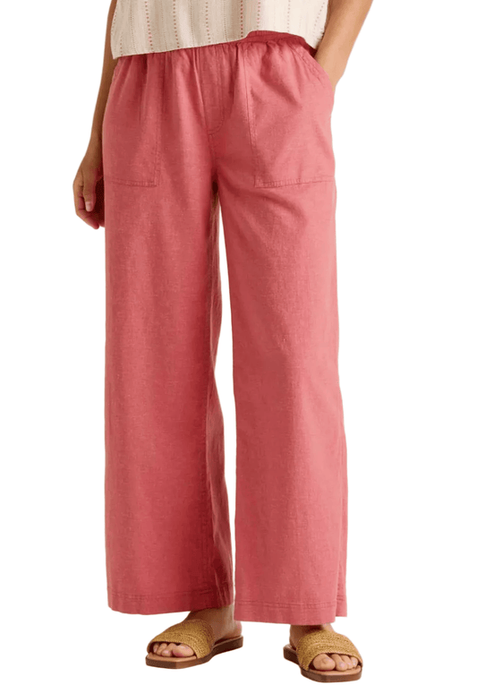 Toad 184 Toad Women's Taj Hemp Wide Leg Pant Dusty Cedar