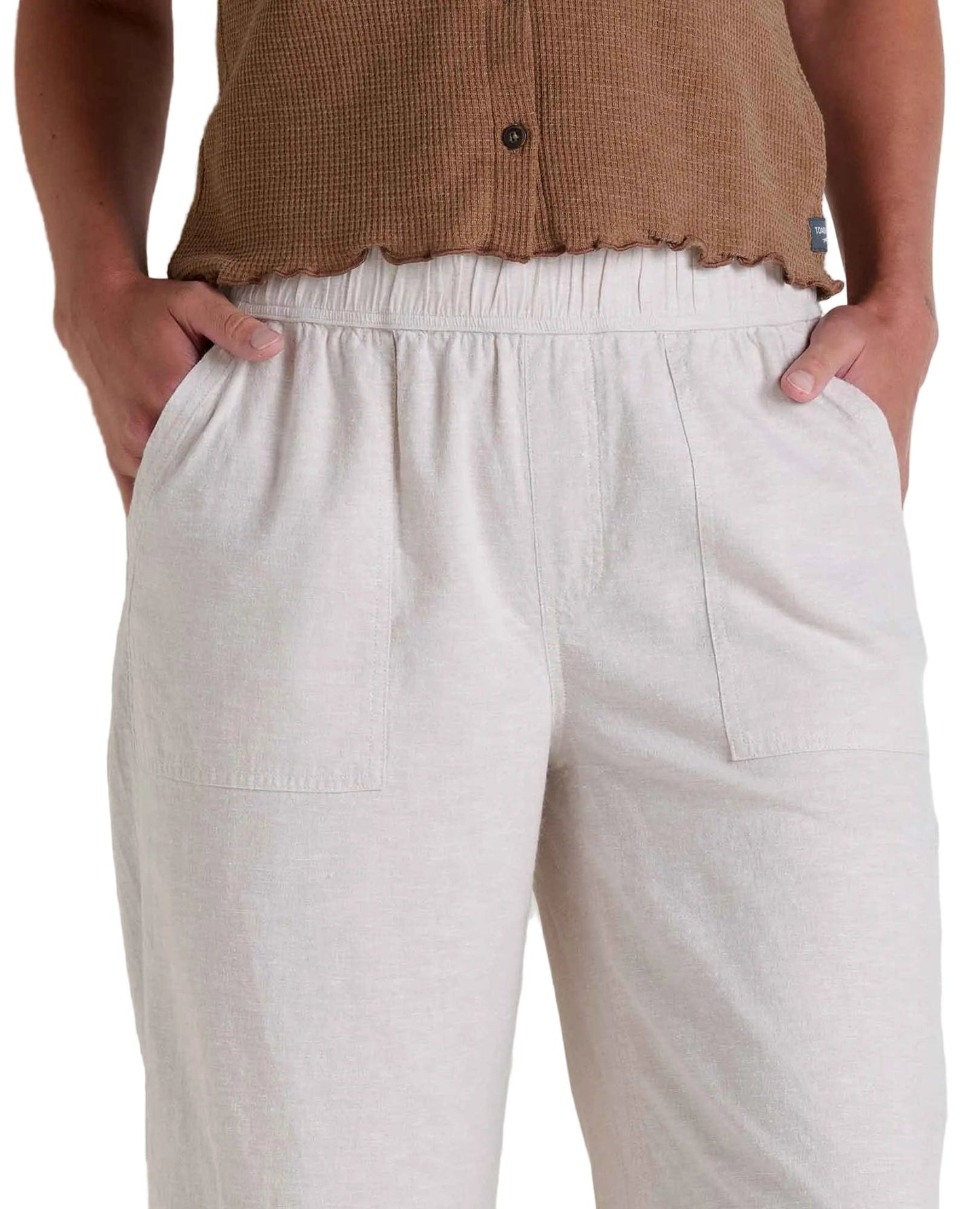 Toad 184 Toad Women's Taj Hemp Wide Leg Pant Oatmeal