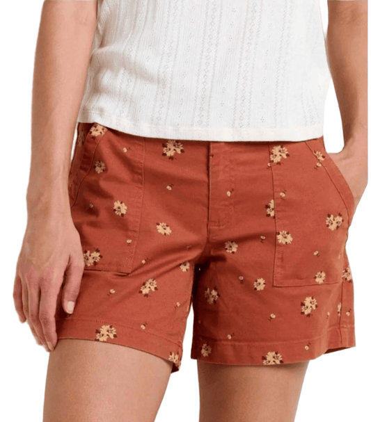Toad 185 Toad Women's Earthworks Camp Short Copper Print