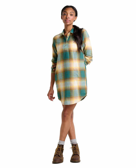 Toad 185 Toad Women's Re-Form Popover LS Dress Atlantic Ombre