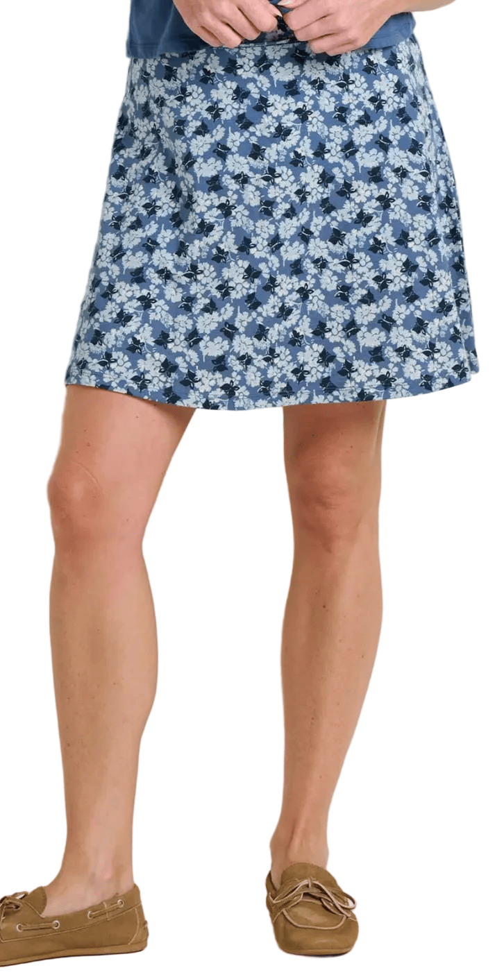 Toad 185 Women's Toad Chaka Skirt Pacific Blue Print