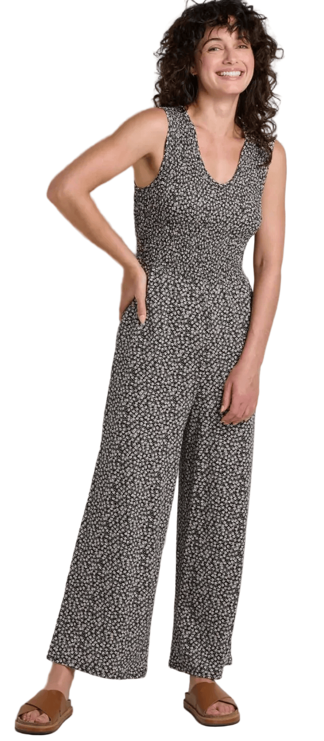 Toad 186 Toad Gemina Tank Jumpsuit Salt Ditsy Print