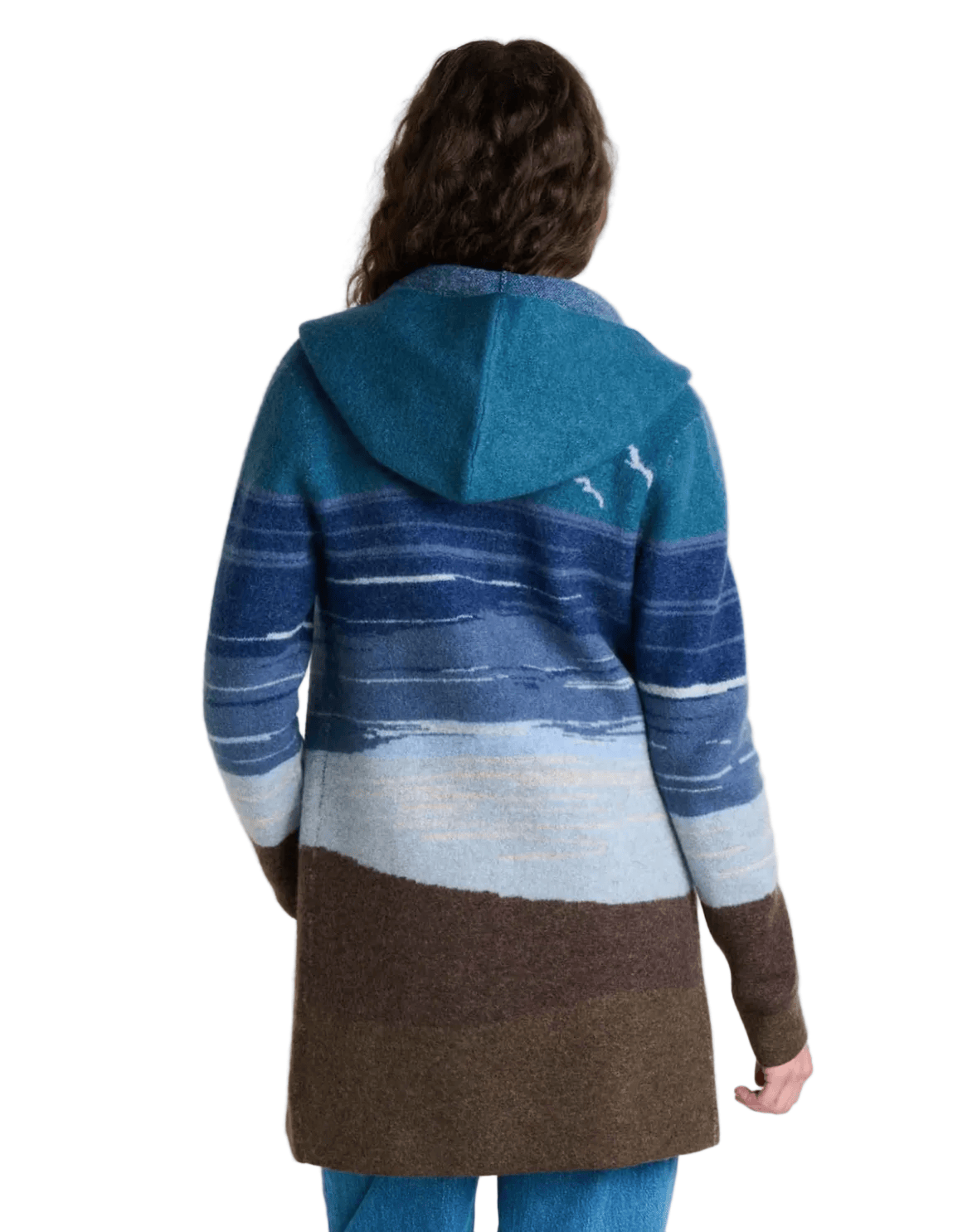 Toad & Co Women’s Apparel > Sweatshirts & Hoodies Toad & Co Merino Heartfelt Hoodie Twilight Pattern