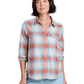 Toad & Co Women’s Apparel > Tops Toad & Co Women's Re-Form Long Sleeve Shirt Almond Pattern