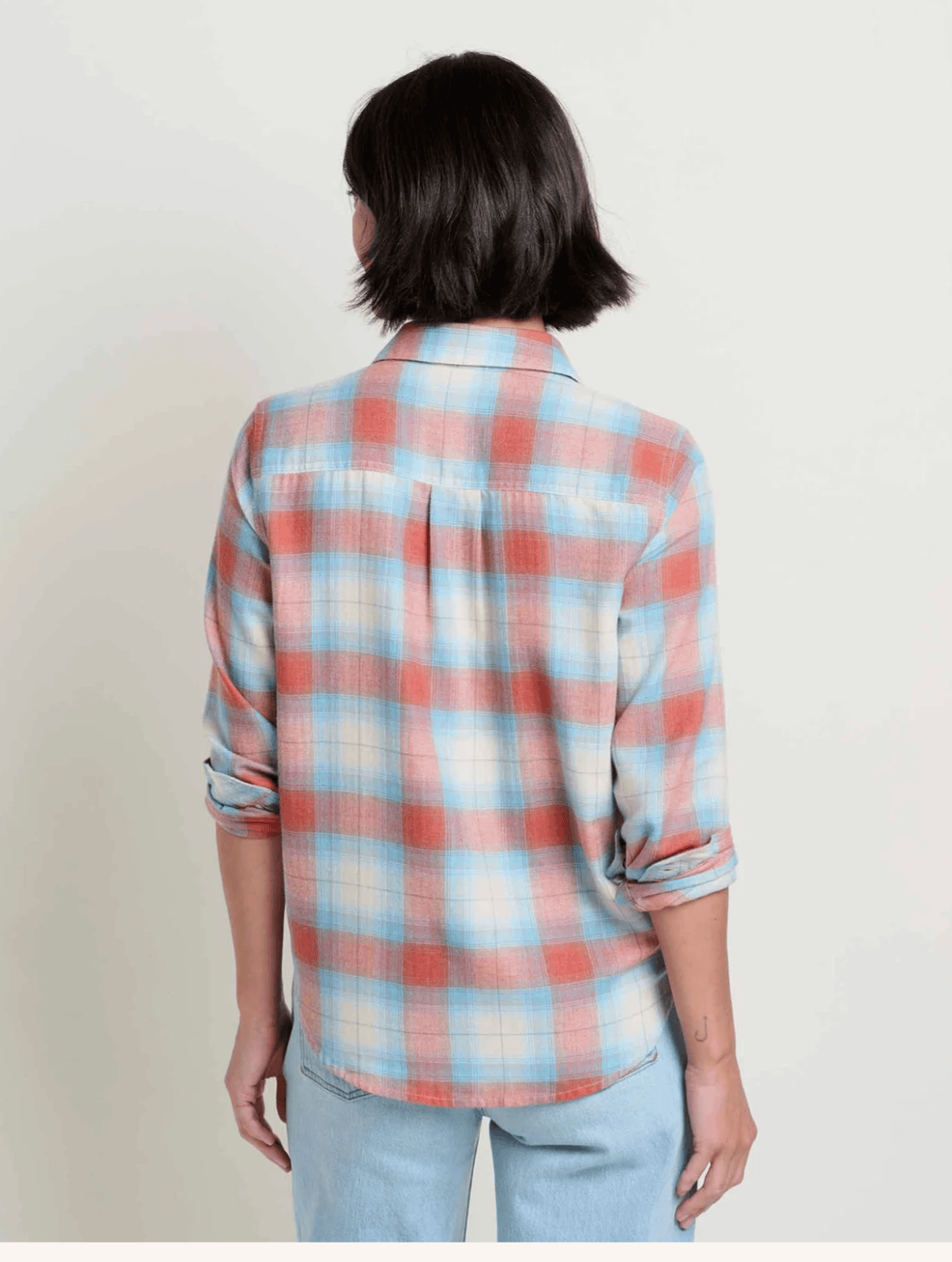 Toad & Co Women’s Apparel > Tops Toad & Co Women's Re-Form Long Sleeve Shirt Almond Pattern