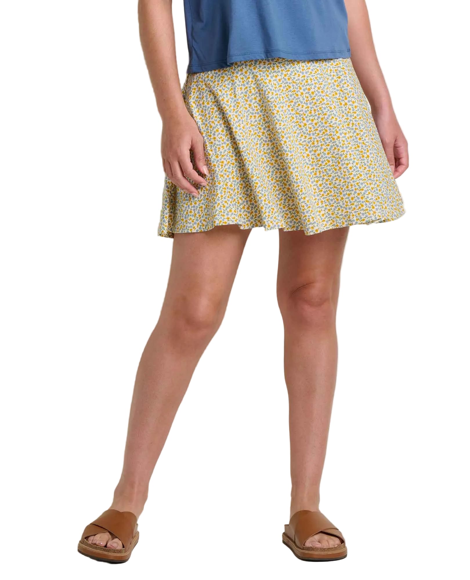 Toad Women's Apparel > Dresses & Skirts Toad Women's Birdie Skort Gold Print