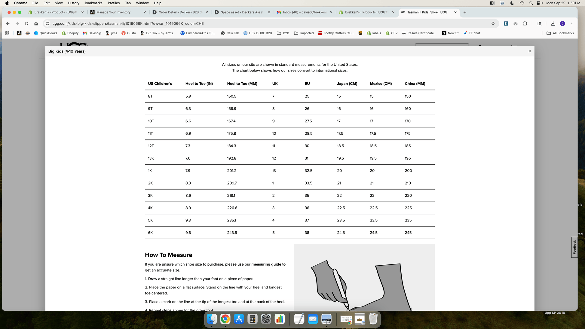 Ugg 163 UGG® Kids’ Tasman II Black