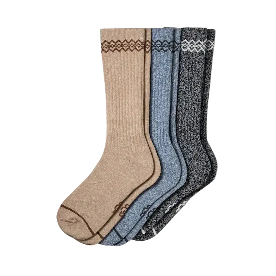 UGG Accessories > Socks O/S / Sand / Tahoe Blue / Black UGG®  Men's Tasman 3 Pack Sand / Tahoe Blue / Black