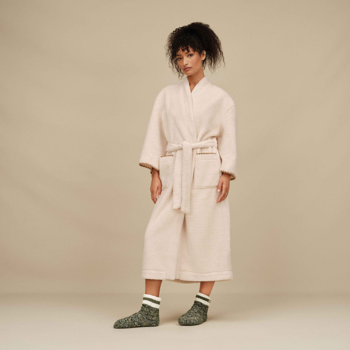 UGG Women’s Apparel > Fleece & Midlayers UGG® Women's Linet Robe Cream