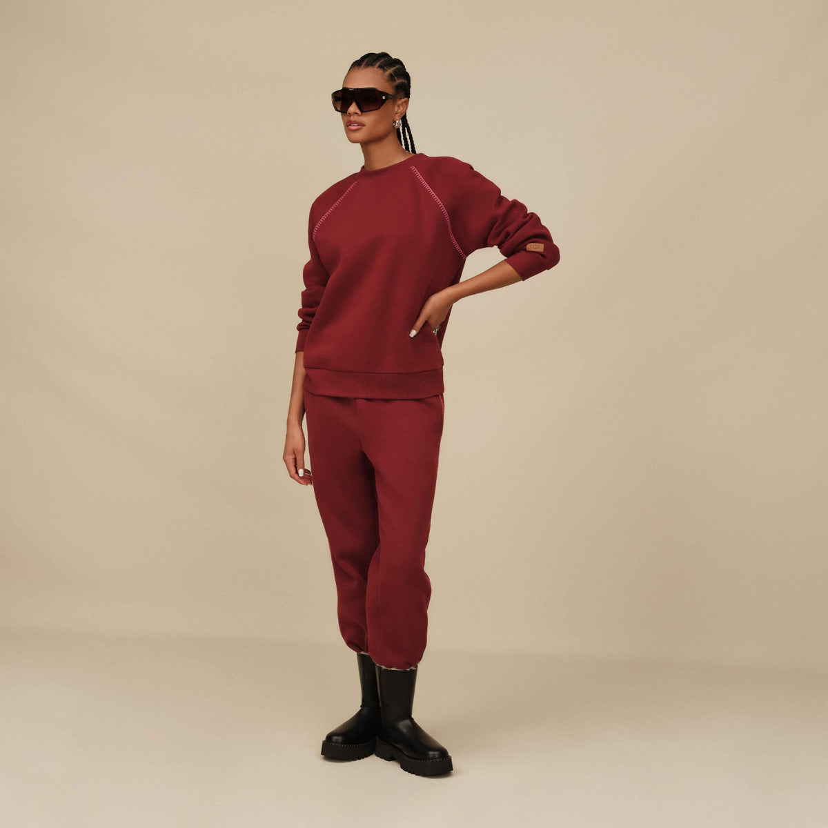 UGG Women’s Apparel > Sweatshirts & Hoodies UGG® Women's Classic Crewneck Coffee Berry