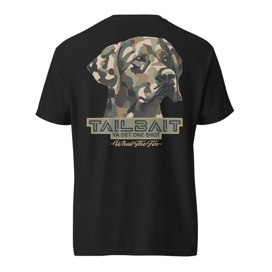 What The Fin Men's Camo Dawg Tee Black - Brekken's