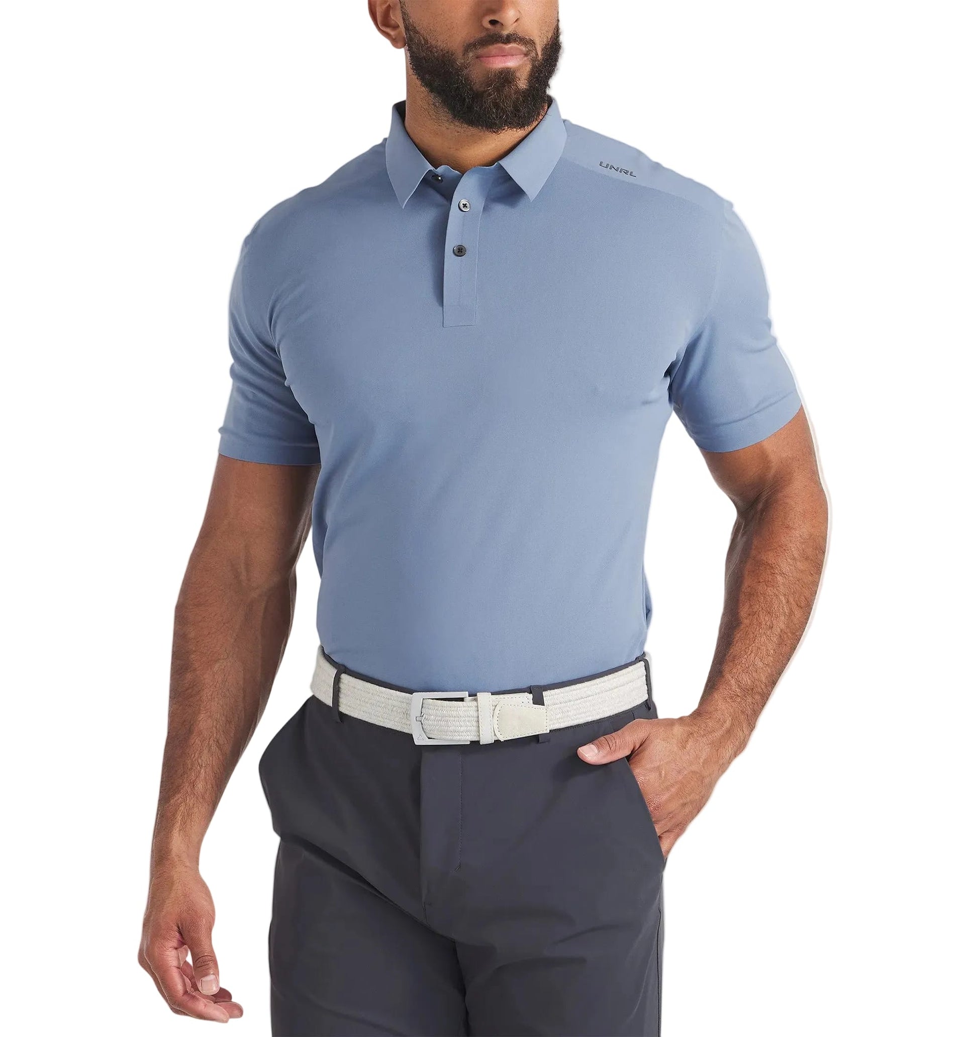 UNRL 102 UNRL Men's Legend Polo Storm Blue