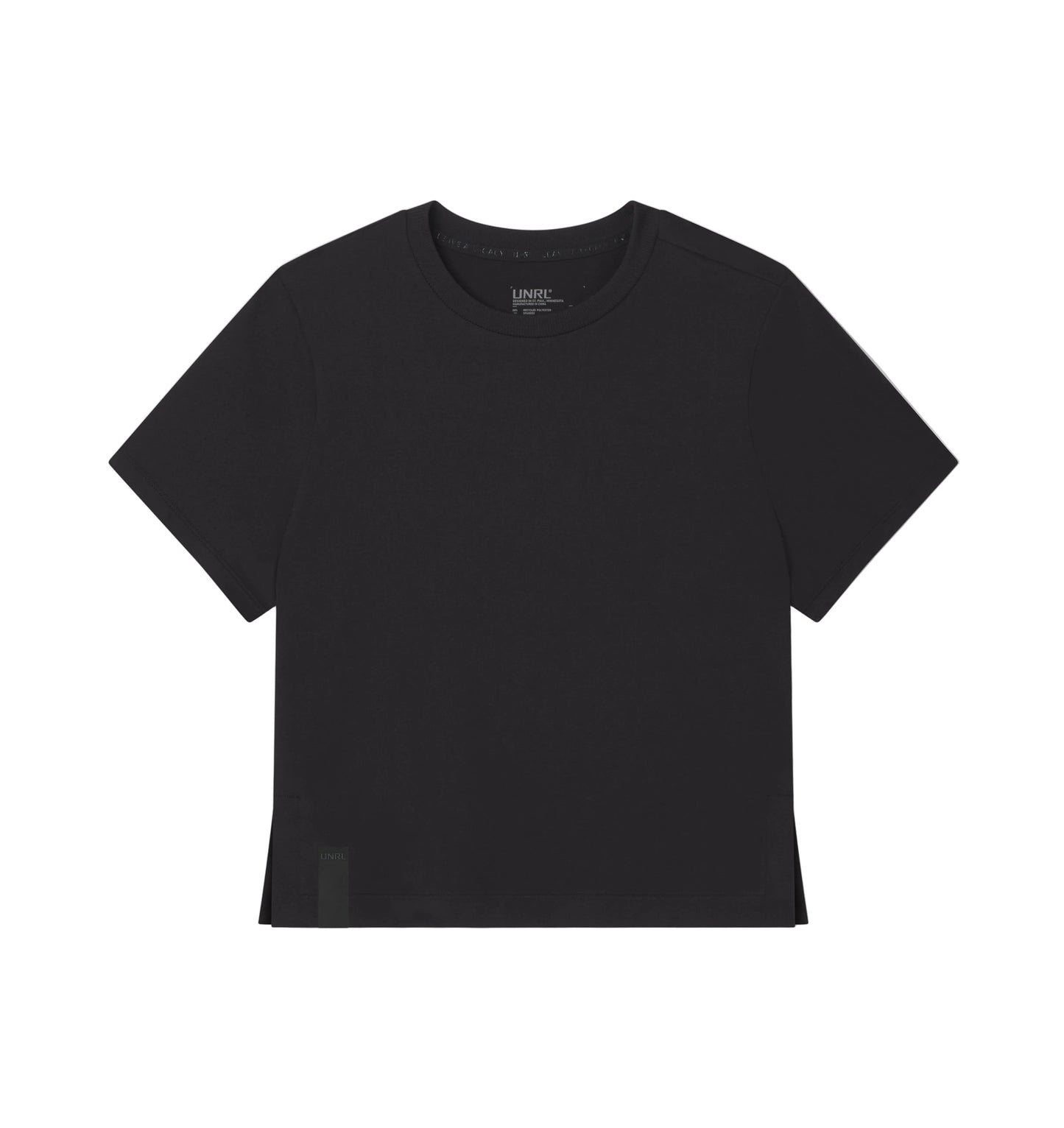 UNRL 181 UNRL Women's Boxy Ultra Tee Black