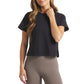 UNRL 181 UNRL Women's Boxy Ultra Tee Black