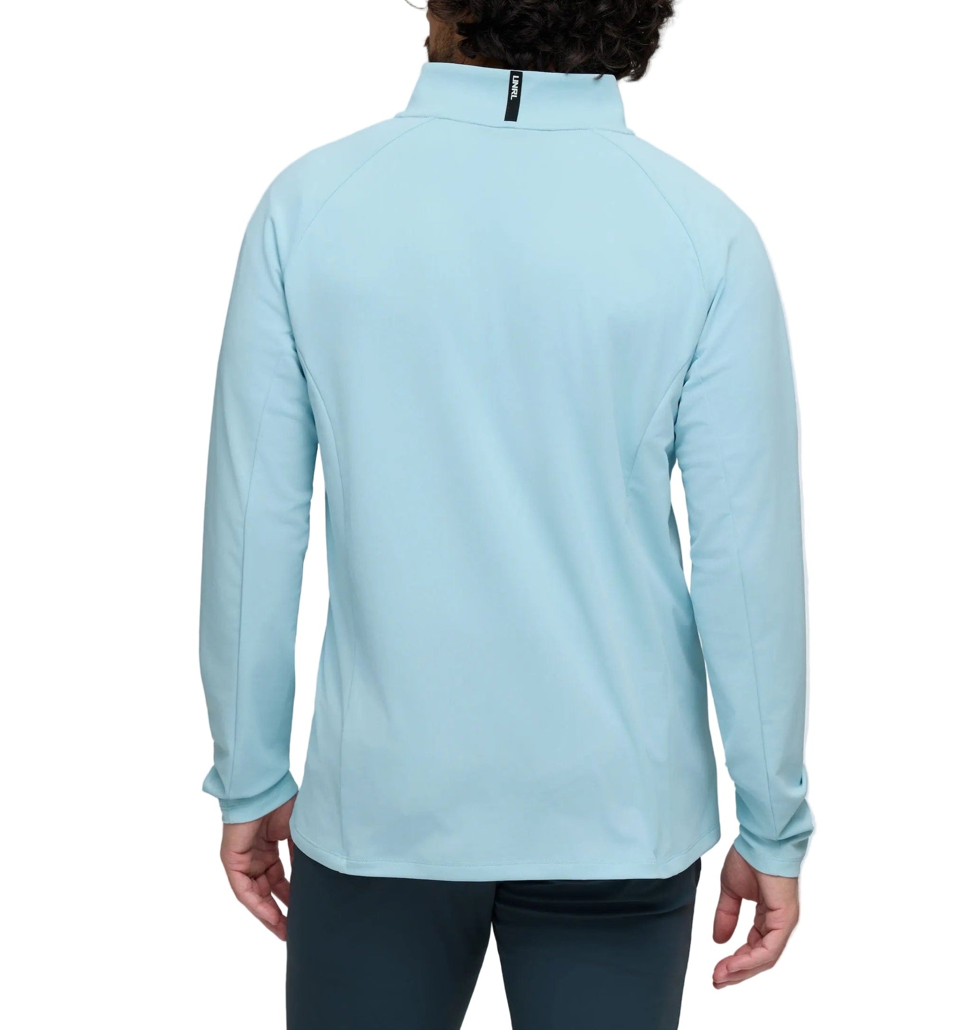 UNRL 503 UNRL Men's Highlands 1/4 Zip Cascade Blue