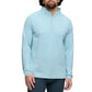 UNRL 503 UNRL Men's Highlands 1/4 Zip Cascade Blue