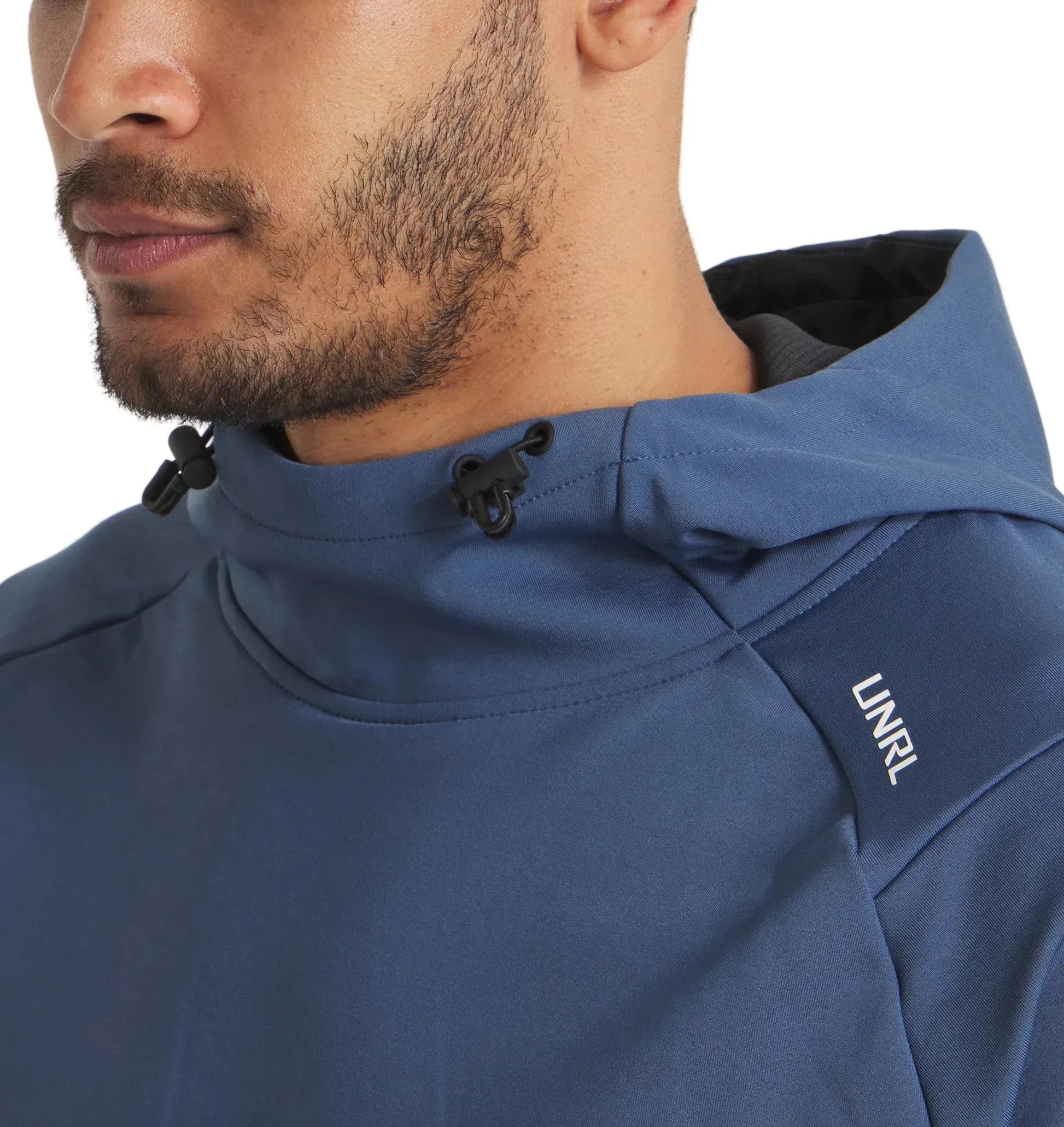 UNRL 504 UNRL Men's Crossover Hoodie II Cavern Blue
