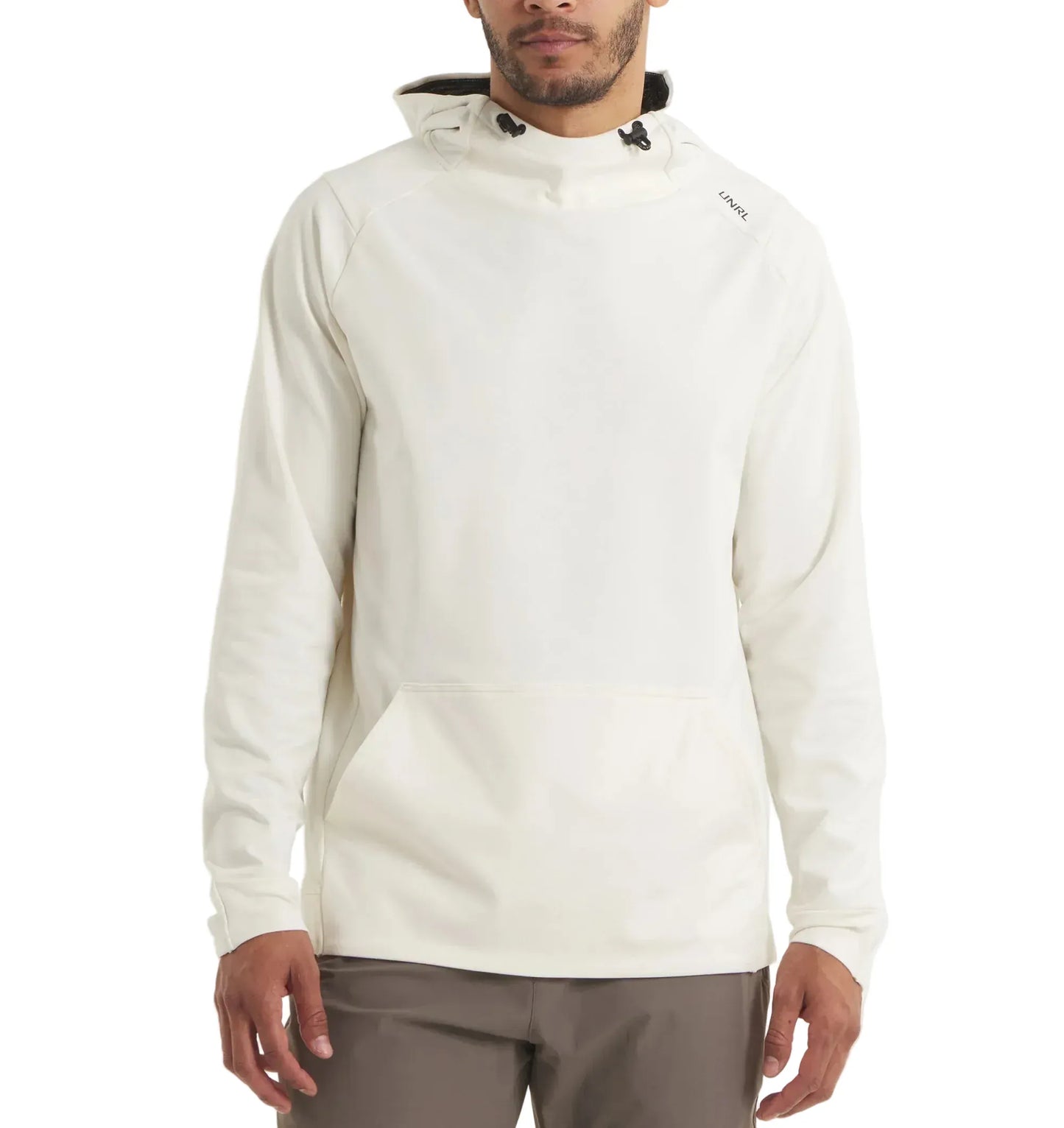 UNRL 504 UNRL Men's Crossover Hoodie II Coconut
