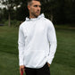 UNRL 504 UNRL Men's Crossover Hoodie II White