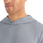 UNRL 504 UNRL Men's Ultra Hooded Long Sleeve Cadet Gray
