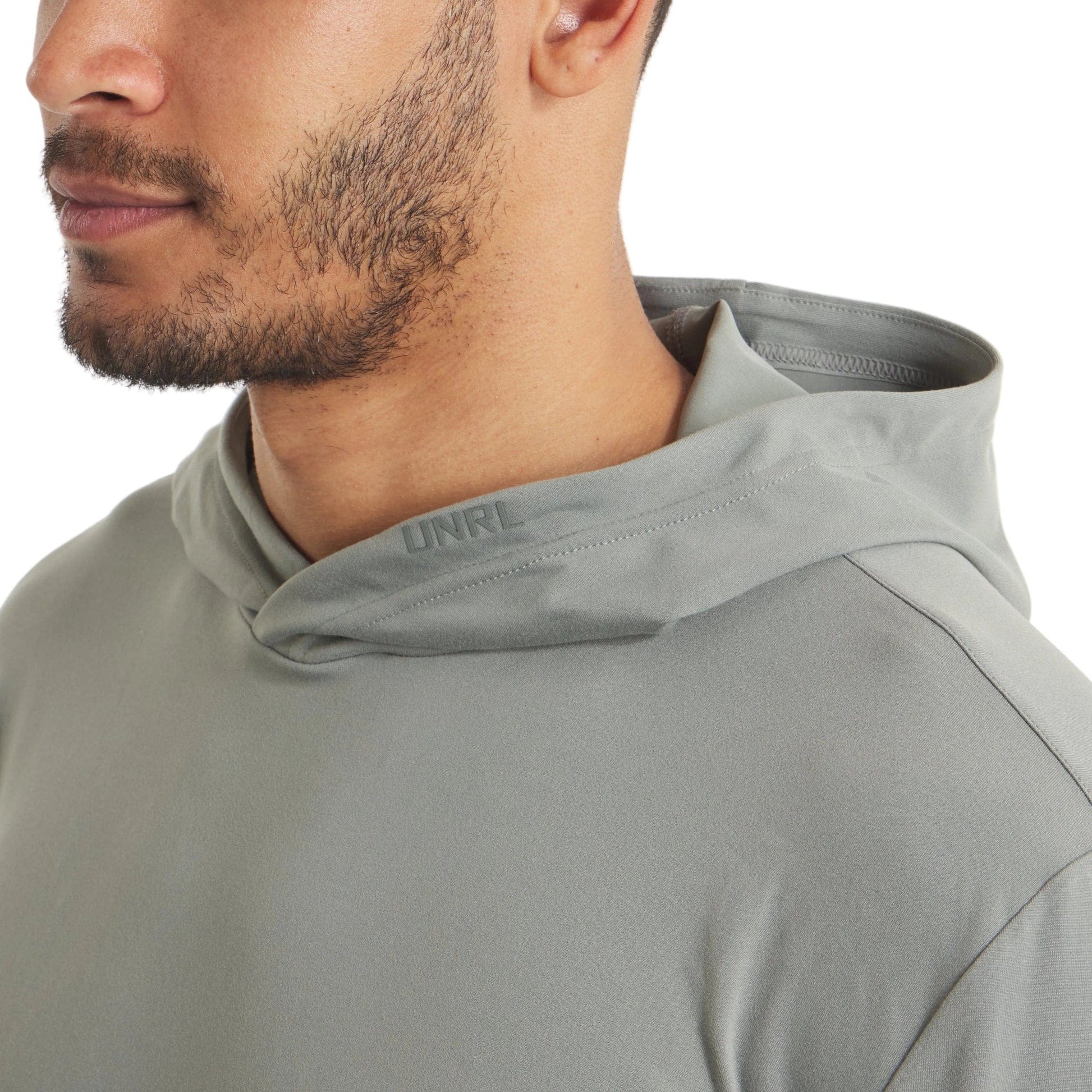 UNRL 504 UNRL Men's Ultra Hooded Long Sleeve Eucalyptus