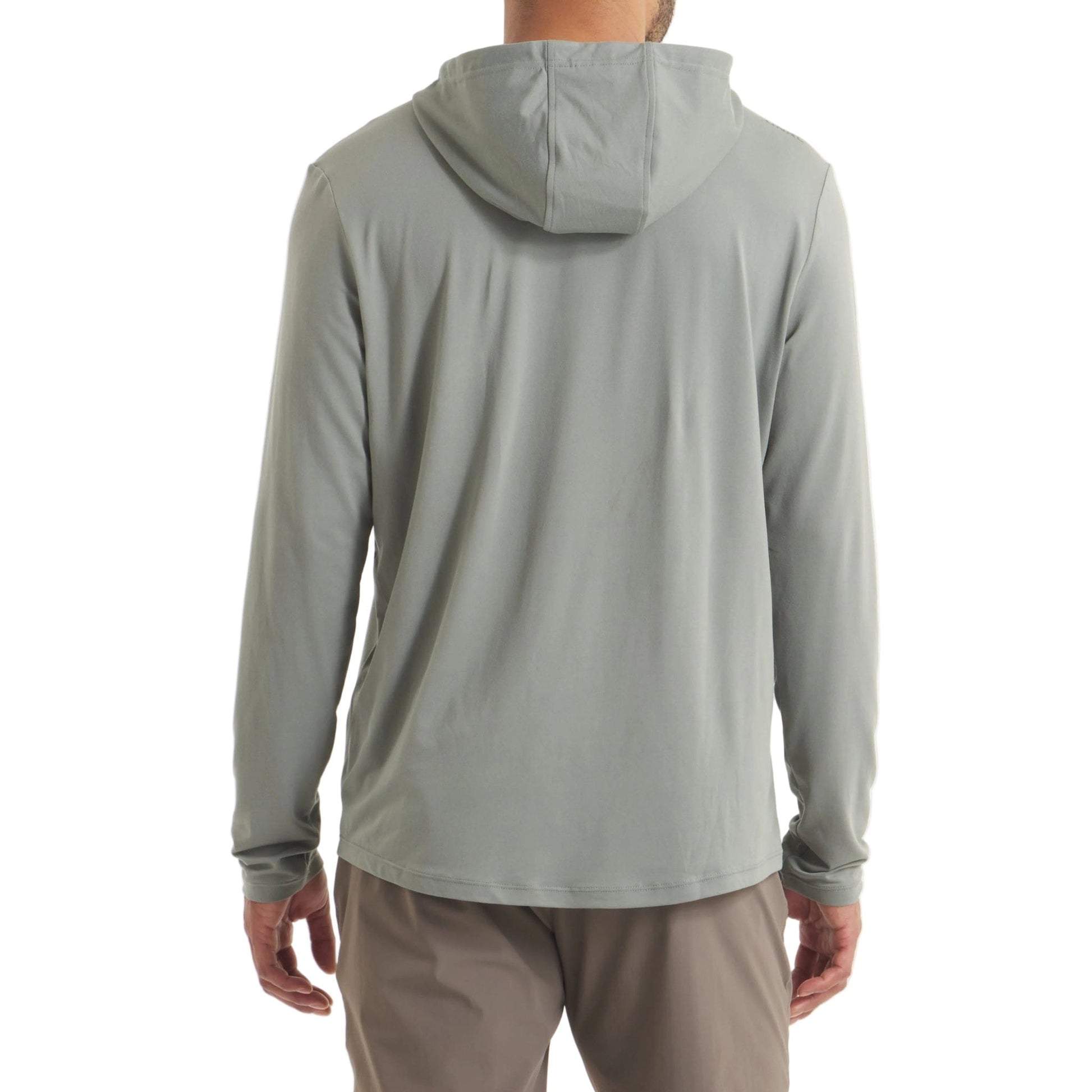 UNRL 504 UNRL Men's Ultra Hooded Long Sleeve Eucalyptus