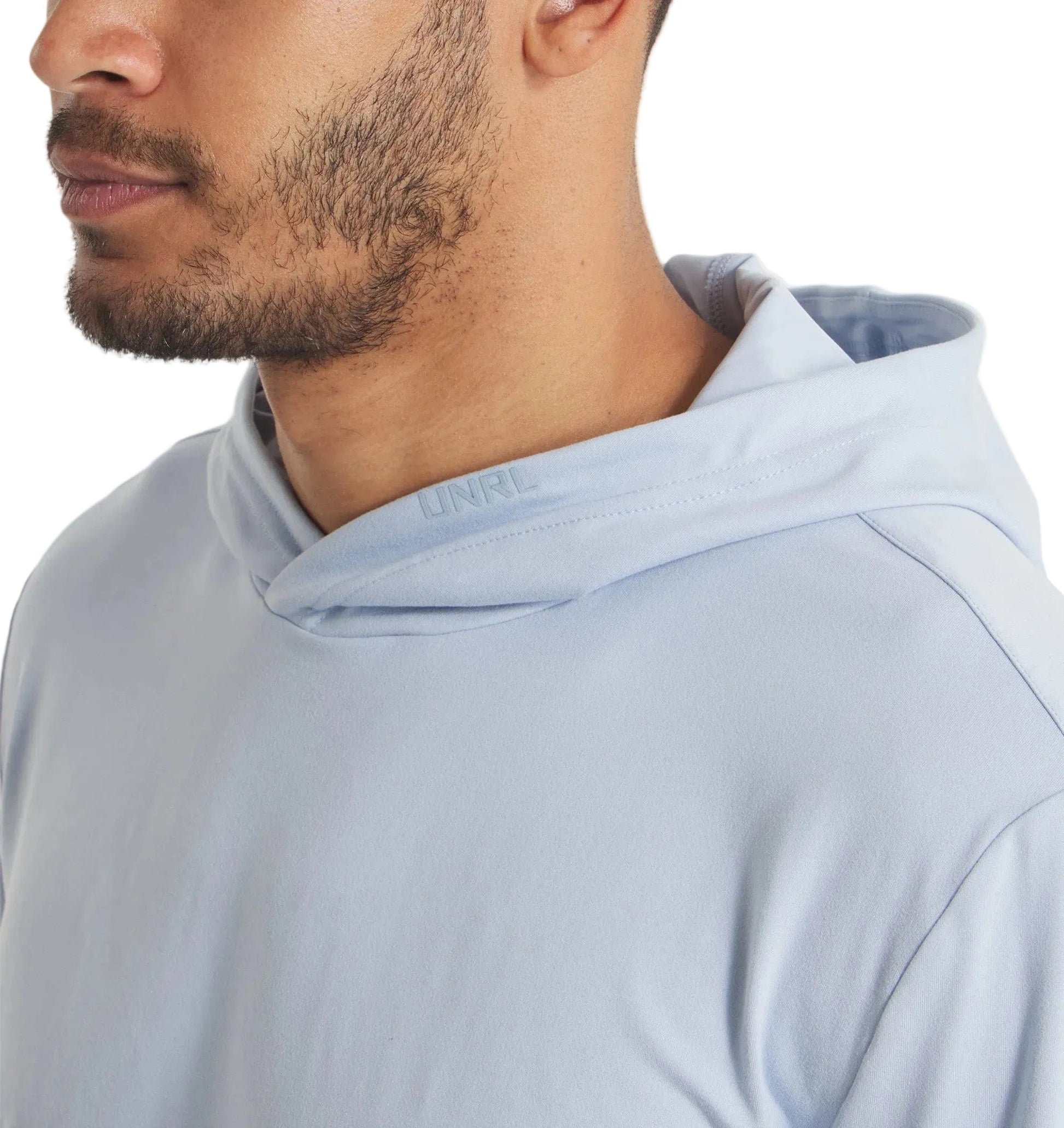 UNRL 504 UNRL Men's Ultra Hooded Long Sleeve Sky Blue