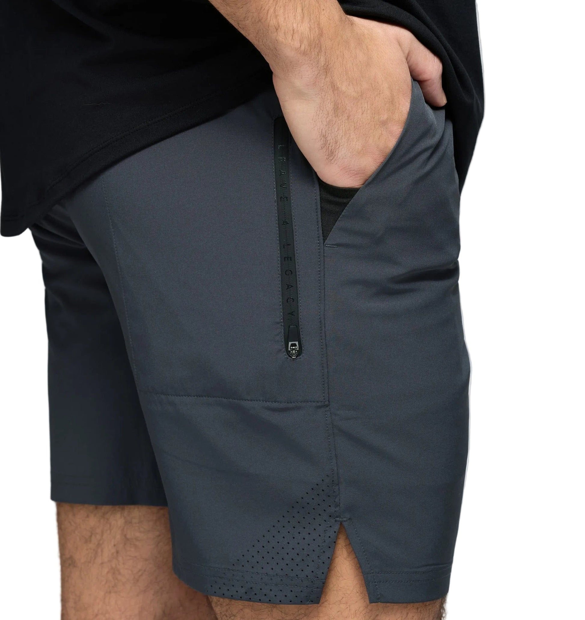 UNRL 702 UNRL Men's Stride Short 7.5" Asphalt