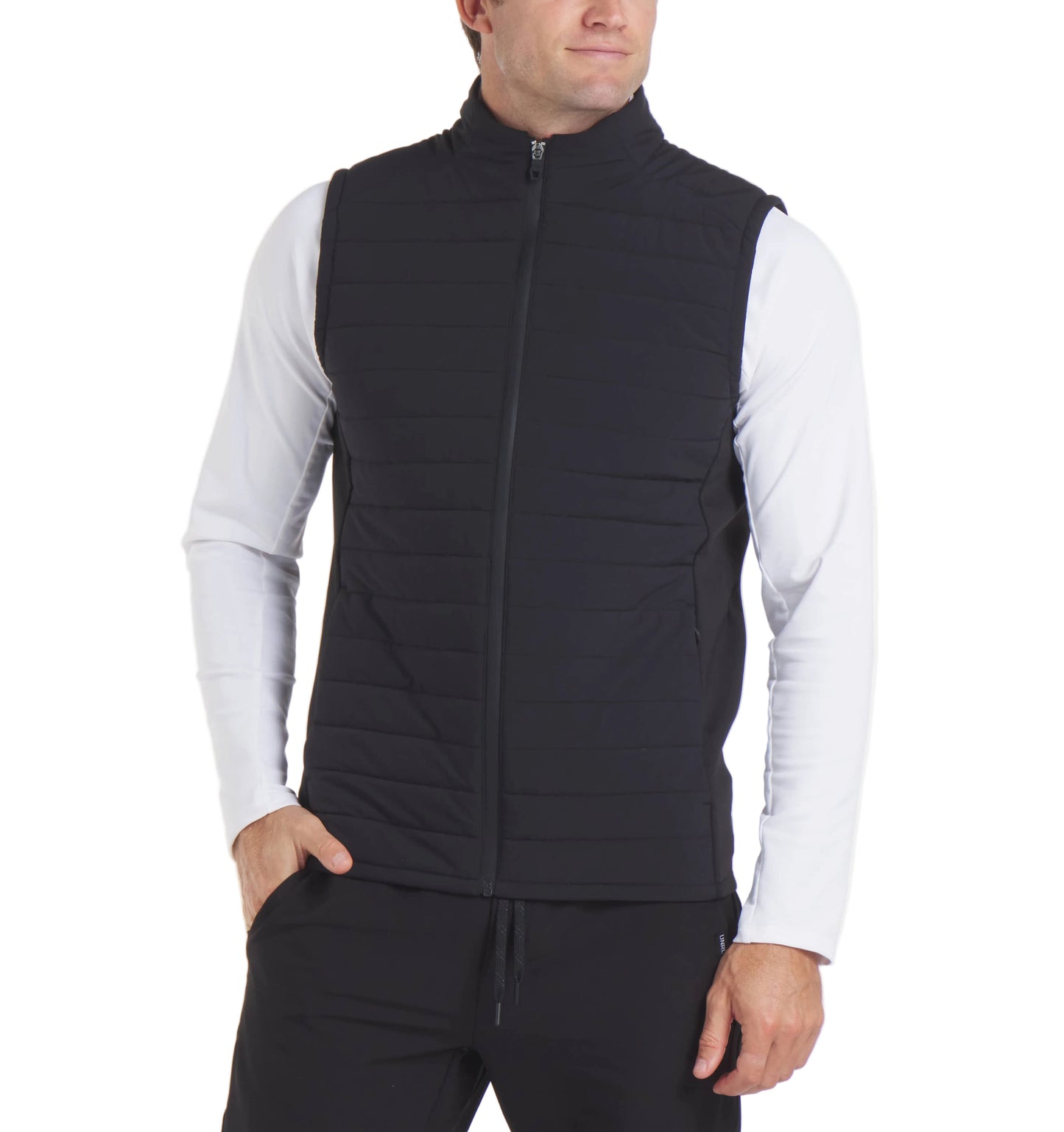 UNRL Men's Apparel > Outerwear UNRL Men's Vancouver Quilted Vest Black