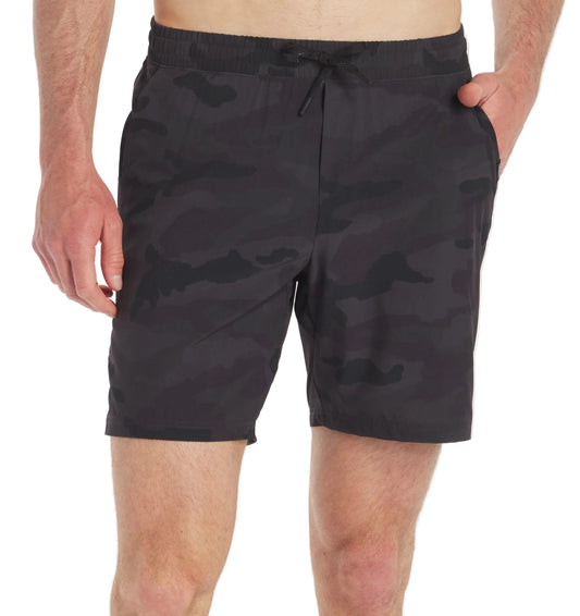 UNRL Men's Apparel > Shorts UNRL Men's Stride Short 7.5" Black Camo